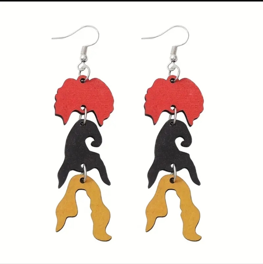 NEW Hocus Pocus Sanderson Sister Dangle Earrings - Picture 4 of 7
